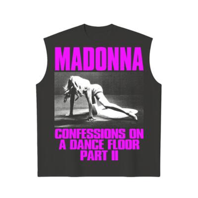 Madonna Confessions Color Block Oversized Peso Completo SQUARE FIT sin mangas Miniatura