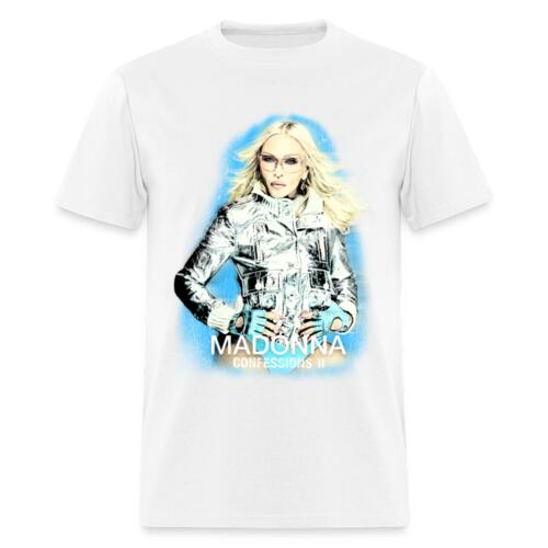 Madonna Confessions Silver Playera Regular Miniatura