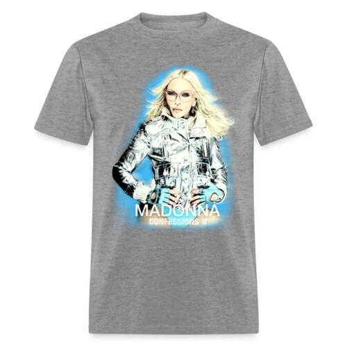 Madonna Confessions Silver Playera Regular Miniatura