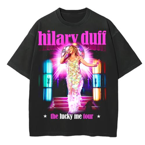 Hilary Duff Lucky me Tour Stage Oversized Peso Completo Miniatura