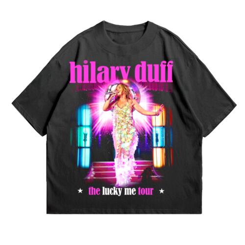 Hilary Duff Lucky me Tour Stage Oversized Peso Completo SQUARE FIT Miniatura