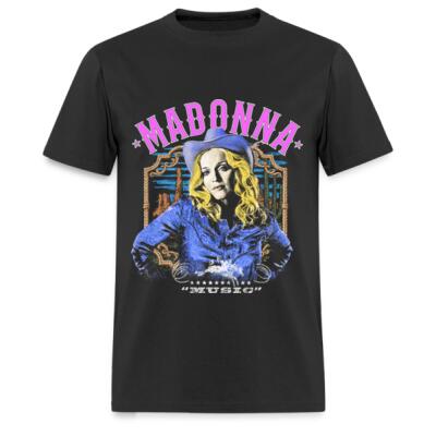 Music Madonna Playera Regular Miniatura