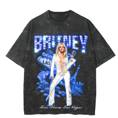 Britney Vegas 2 Oversized Mineral Wash Peso Completo Miniatura