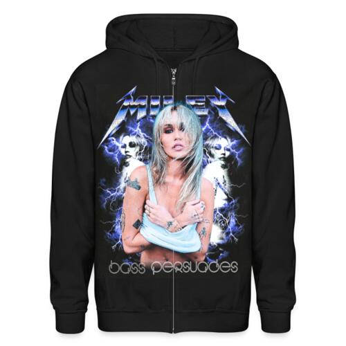 Miley Metal Zip Up Hoodie Miniatura