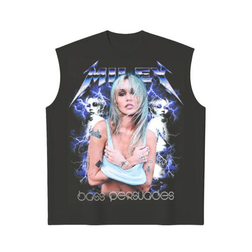 Miley Metal Oversize Square Fit Sin Mangas Miniatura