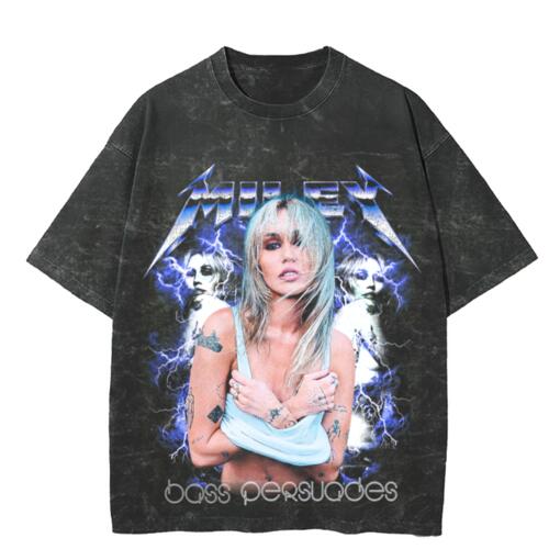 Miley Metal Mineral Wash Oversized Peso Completo Miniatura