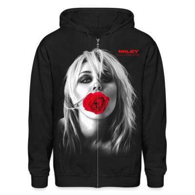 Miley Flower Zip Up Hoodie Miniatura