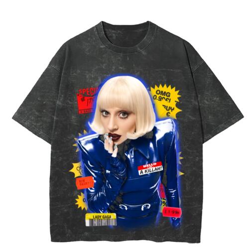 Gaga Mart Oversized Mineral Wash Peso Completo Miniatura