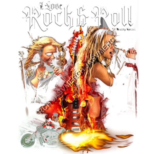 Britney rock 50cms Miniatura