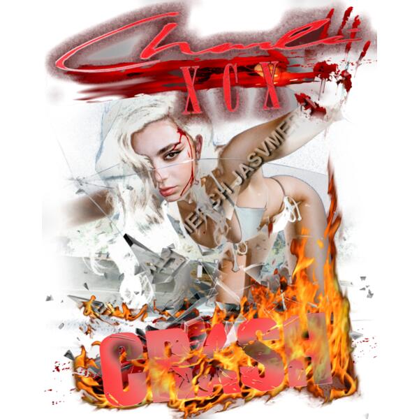 charliexcx 50cms negro Miniatura