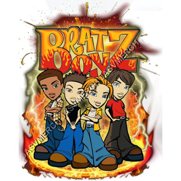 bratzboyz 50cms negro Miniatura