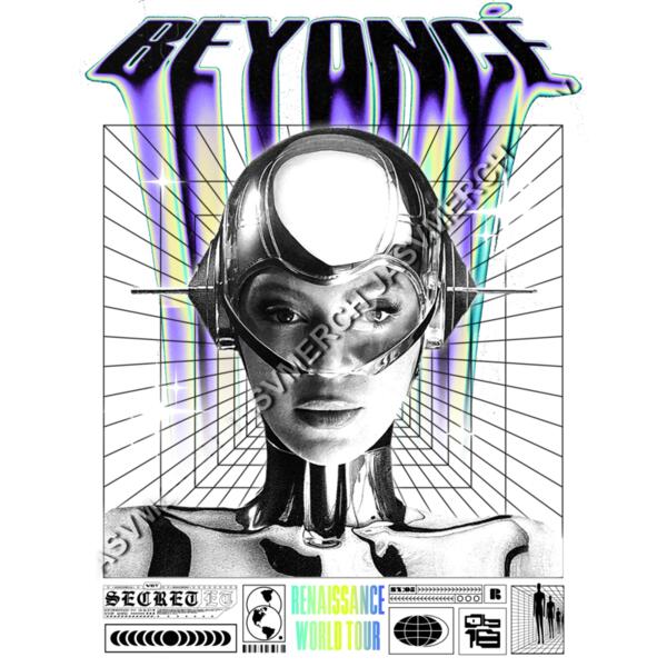 beyonce robot para blanco Miniatura