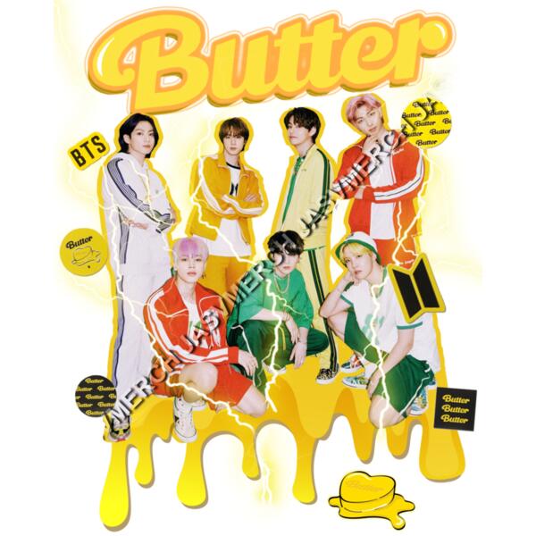 bts butter 50cms blanco Miniatura