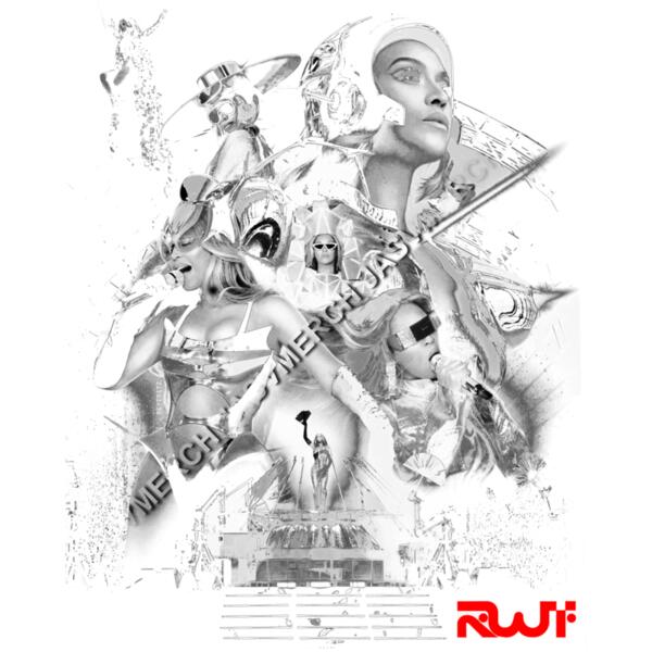 renaissance blanco y negro Miniatura