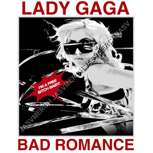 lady gaga bad romance para blanco Miniatura