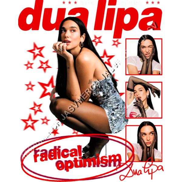 dua lipa para negro y demas colorespng Miniatura