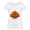 Playera Dama: Algodón Peinado Cuello V Miniatura
