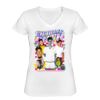 Playera Dama: Algodón Peinado Cuello V Miniatura