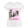 Playera Dama: Algodón Peinado Cuello V Miniatura