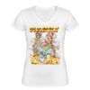 Playera Dama: Algodón Peinado Cuello V Miniatura