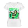 Playera Dama: Algodón Peinado Cuello V Miniatura