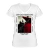 Playera Dama: Algodón Peinado Cuello V Miniatura
