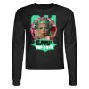 Crop Top Unisex Manga Larga Miniatura
