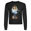 Crop Top Unisex Manga Larga Miniatura