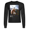 Crop Top Unisex Manga Larga Miniatura